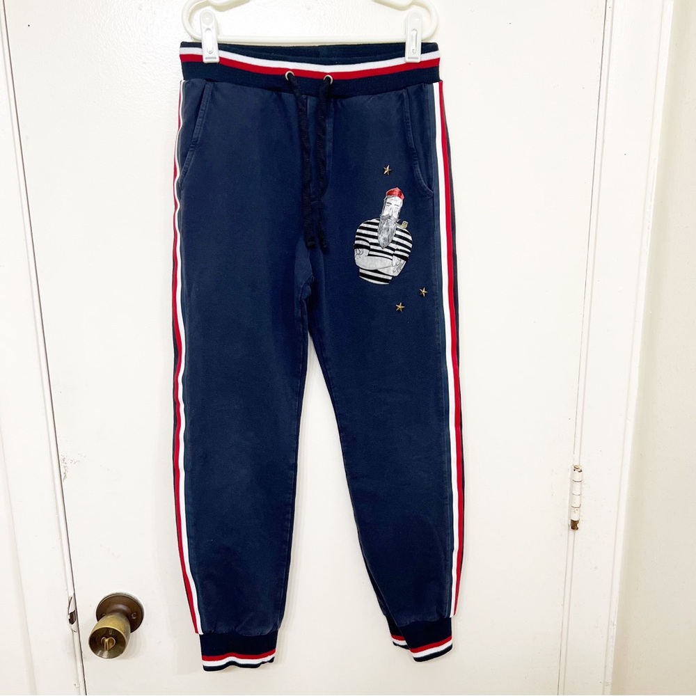 Comfy MonnaLisa Girls Navy Blue Joggers Excellent Condition